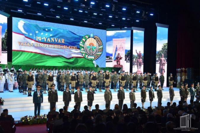 Özbekistan Silahlý Kuvvetlerinin 28. Yýl Dönümü Kutlamalarý