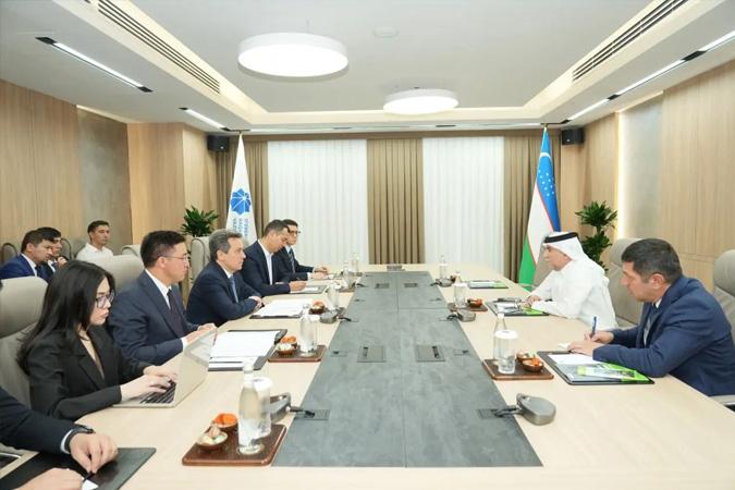 zbekistan ve Katar yatrm ve ortaklk kefinde