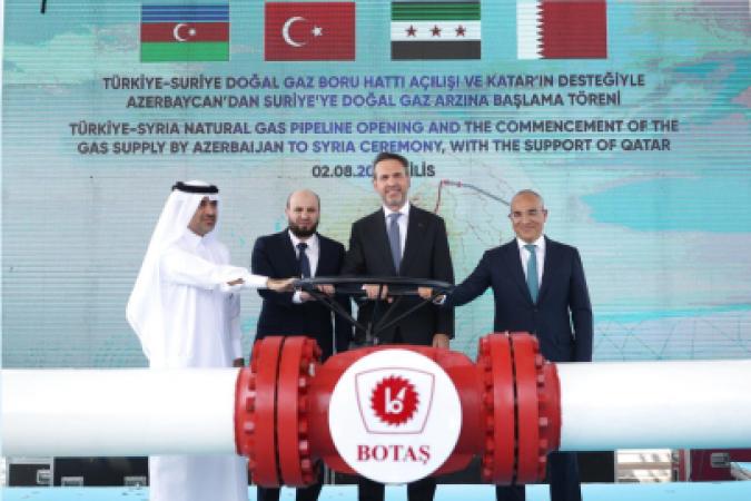 Trkiye-Suriye Arasnda Enerji Kprs: Doal Gaz Ak Hayata Geti