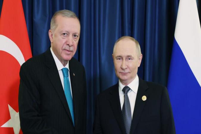 Cumhurbakan Erdoan, inde Putin ile Kritik Grme Gerekletirdi