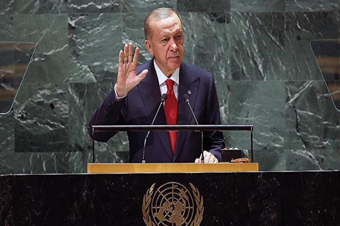 Erdoan BM Krssnden Seslendi: Filistin Meselesi nsanln Snavdr
